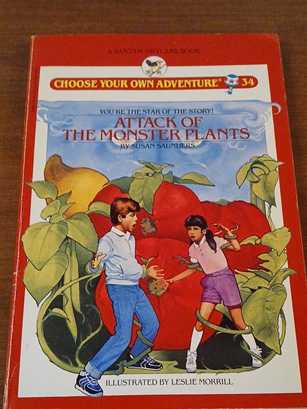 Choose Your Own Adventure #34 Attack Of The Monster Plants Susan Saunders 1986